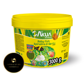 Hrana pesti Baby Fish Spirulina & Usturoi-3kg